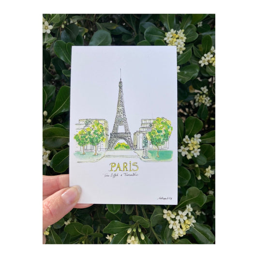 Pack of 10 Postcards of Paris