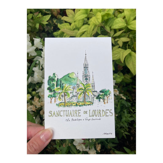 Pack of 10 Postcards of Sanctuary of our Lady of Lourdes