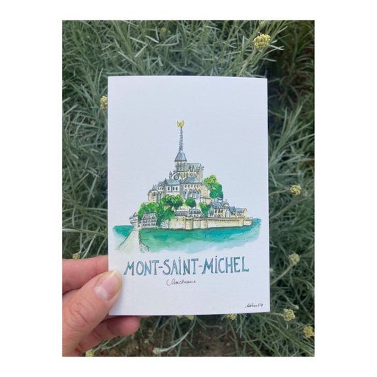 Pack of 10 Postcards of Mont Saint Michel