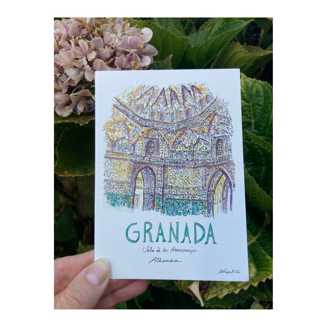 Pack of 10 Postcards of the Alhambra, Granada
