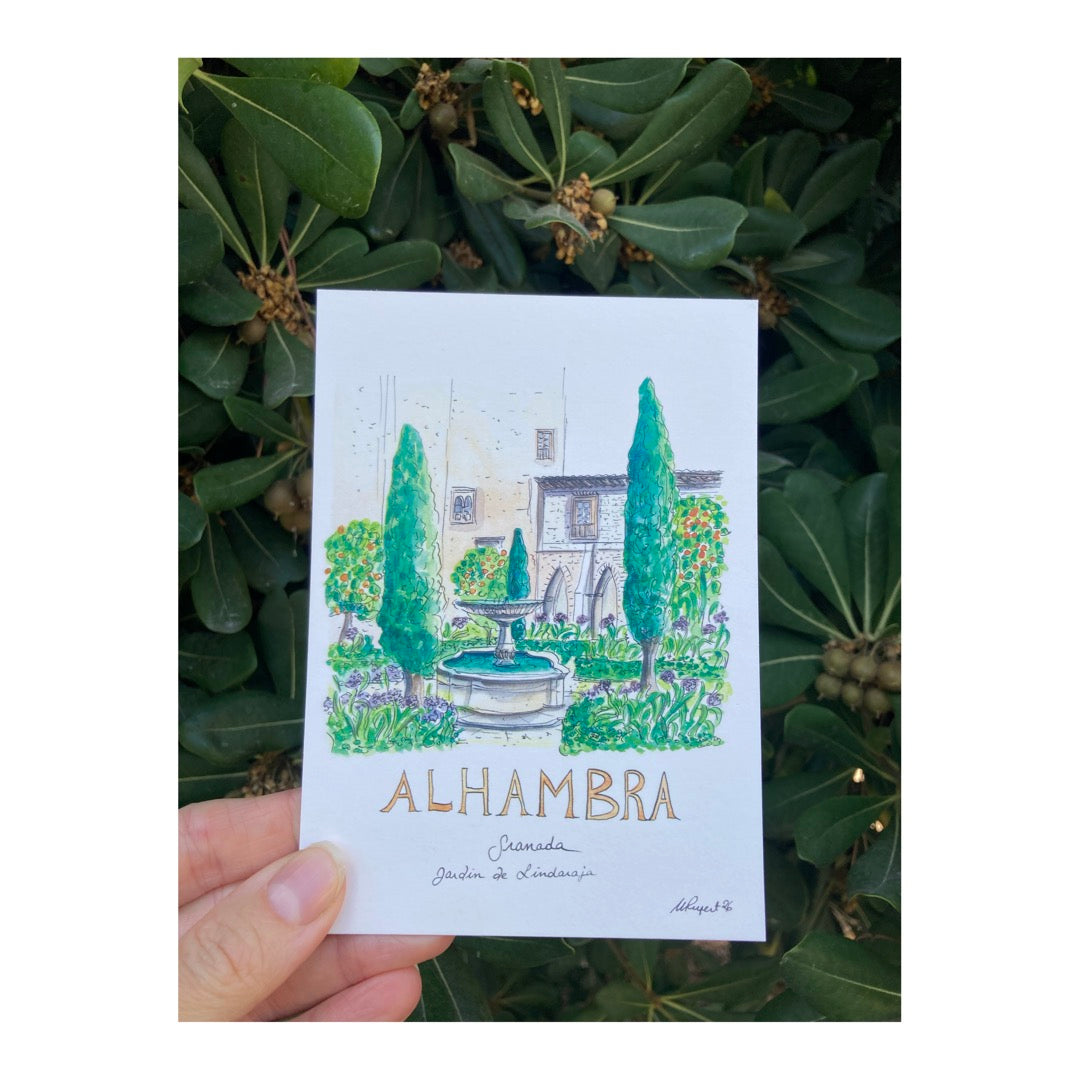Pack of 10 Postcards of the Alhambra, Granada