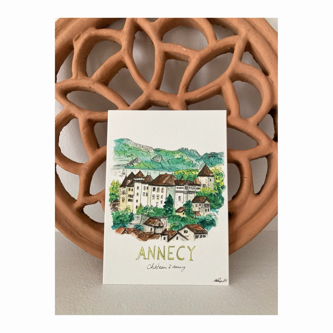 Pack of 10 Postcards of Annecy