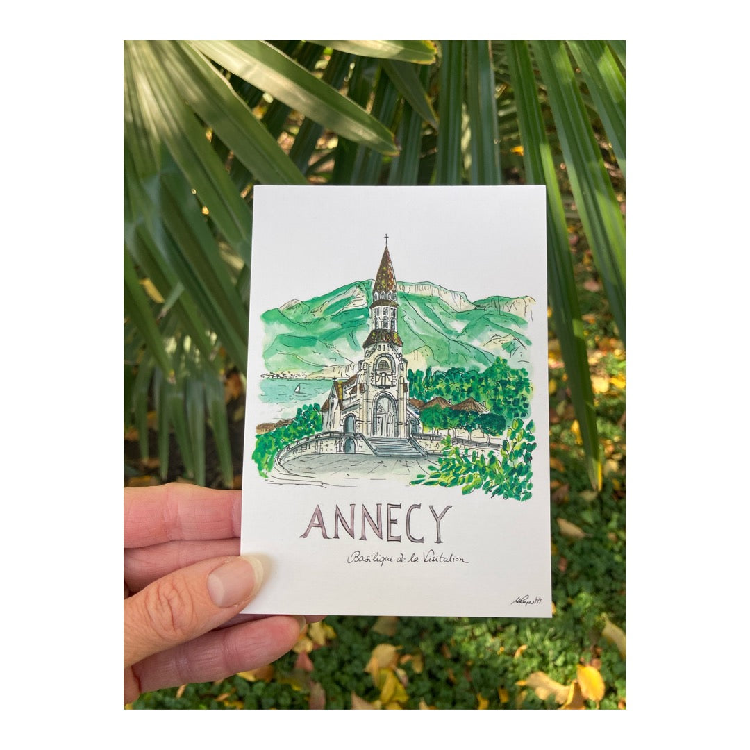 Pack of 10 Postcards of Annecy