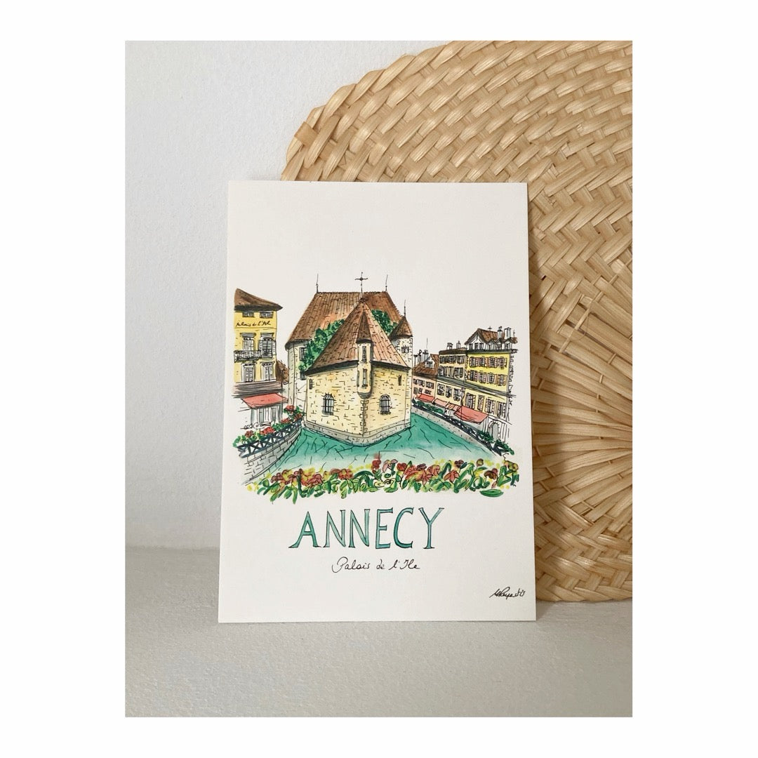 Pack of 10 Postcards of Annecy