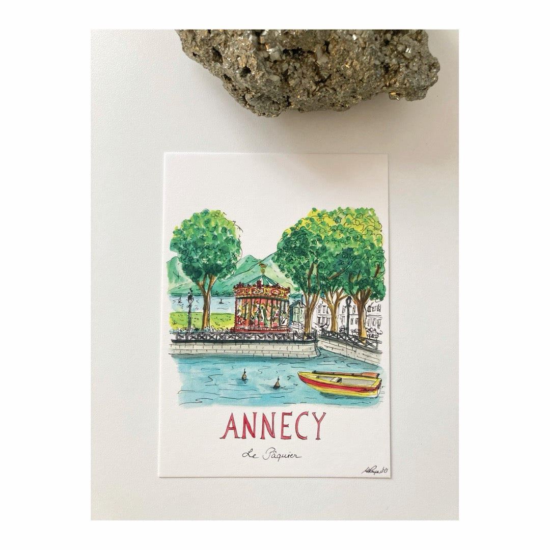 Pack of 10 Postcards of Annecy