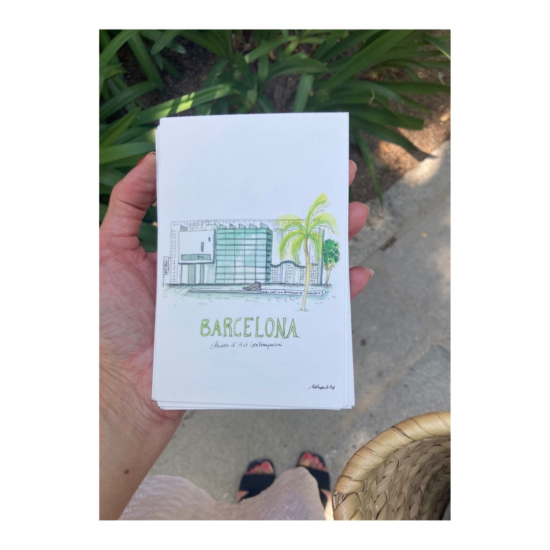 Pack of 10 Postcards of Barcelona