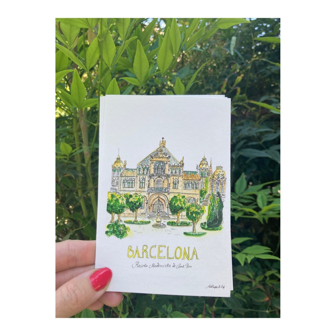 Pack of 10 Postcards of Barcelona