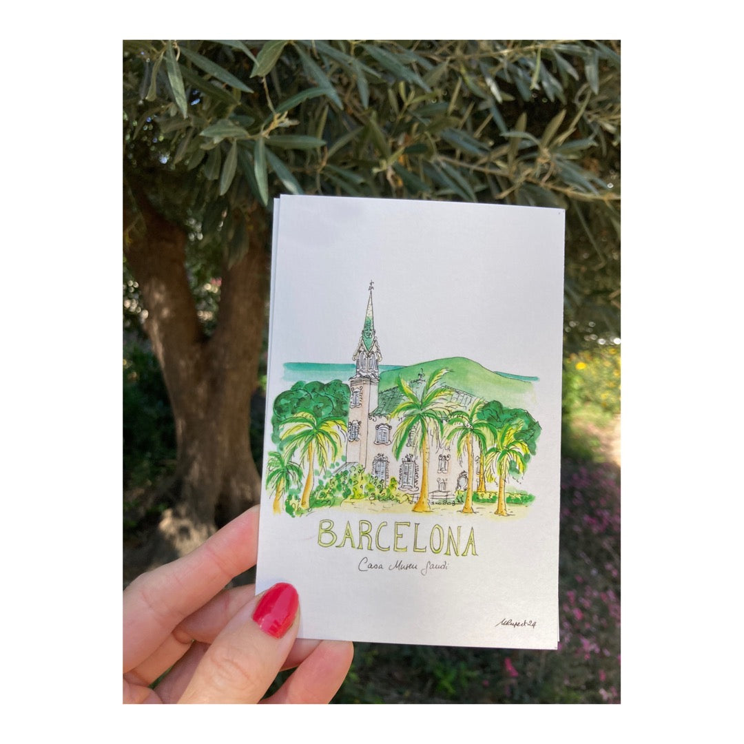 Pack of 10 Postcards of Barcelona