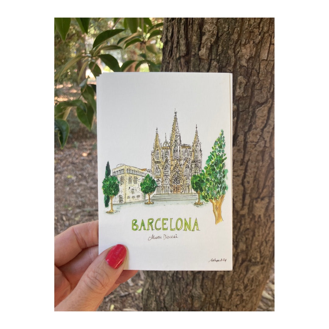 Pack of 10 Postcards of Barcelona