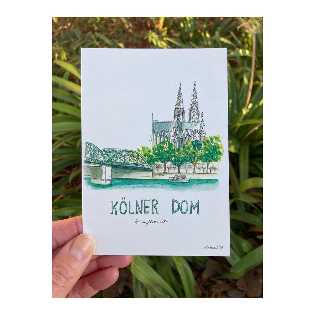 Pack of 10 Postcards of Cathedrale of Cologne