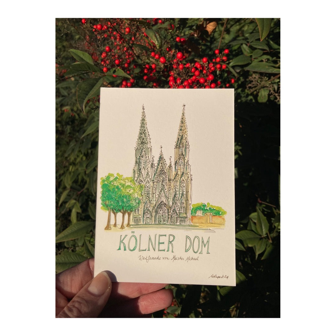 Pack of 10 Postcards of Cathedrale of Cologne