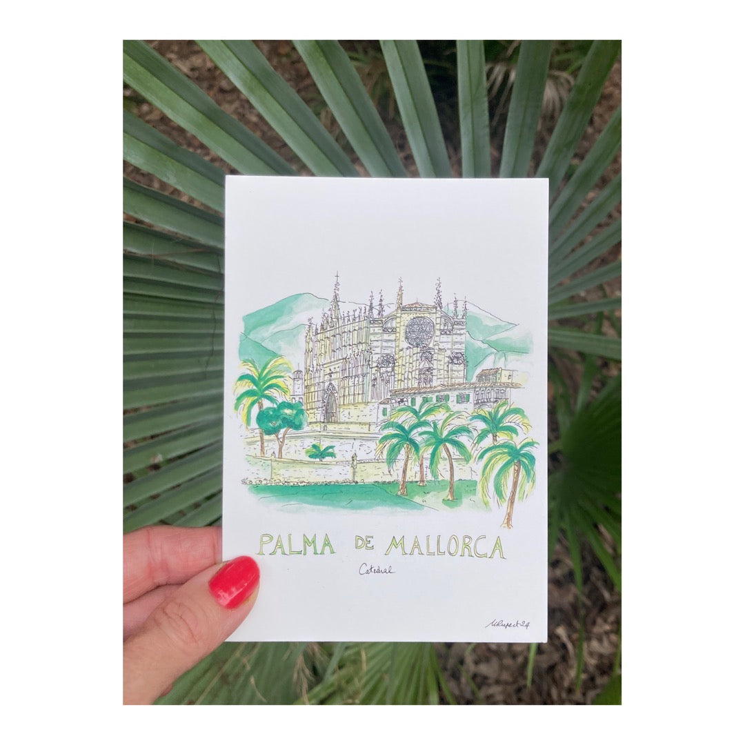 Pack of 10 Postcards of Cathedral of Mallorca