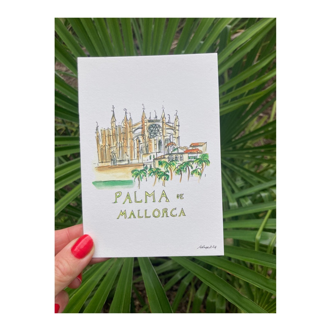 Pack of 10 Postcards of Cathedral of Mallorca