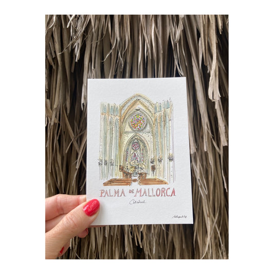 Pack of 10 Postcards of Cathedral of Mallorca