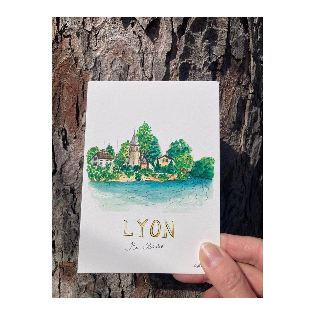 Pack of 10 Postcards of Lyon