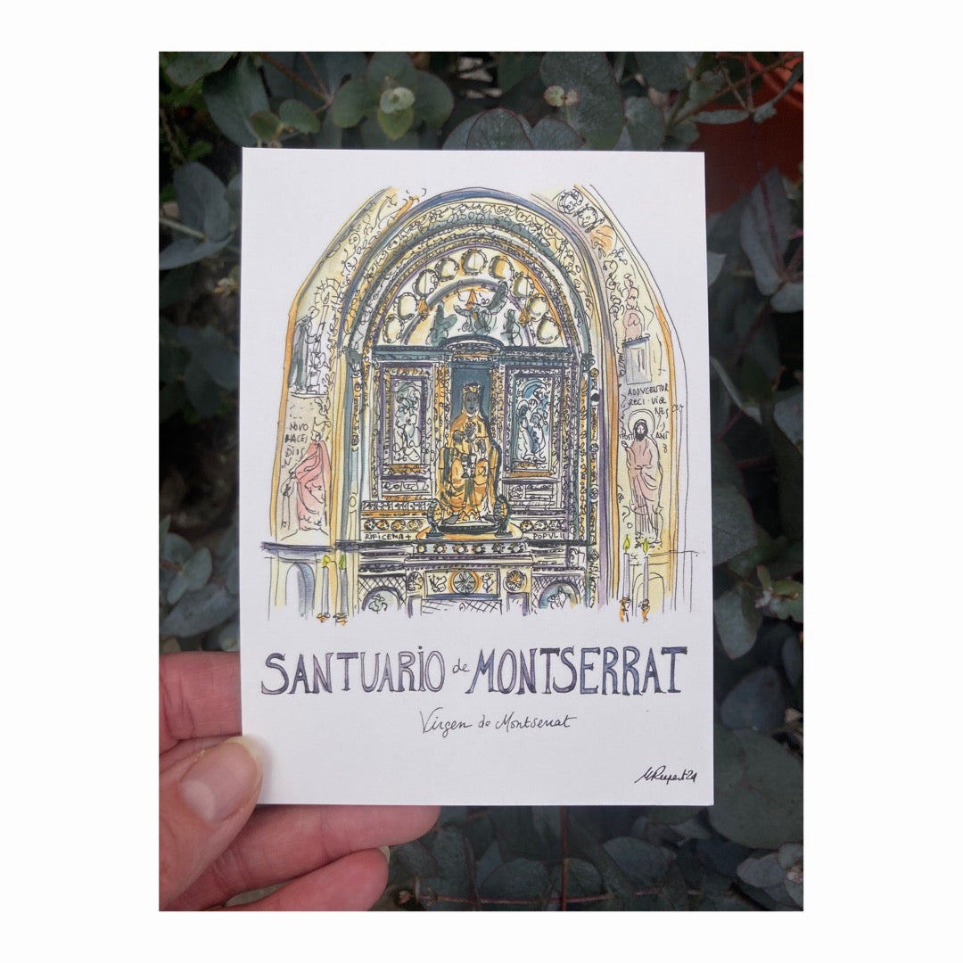 Pack of 10 Postcards of Monasterio de Montserrat, Catalunya