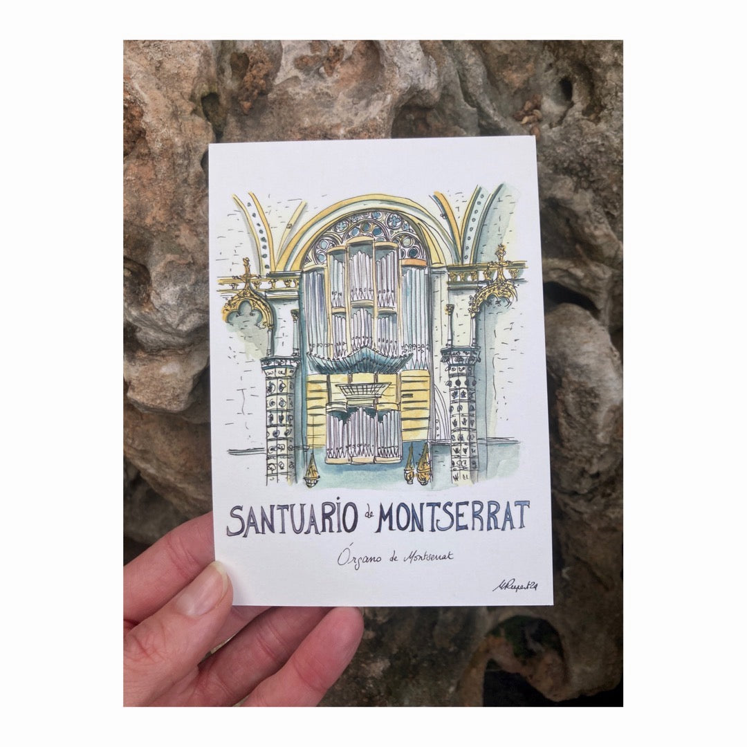 Pack of 10 Postcards of Monasterio de Montserrat, Catalunya