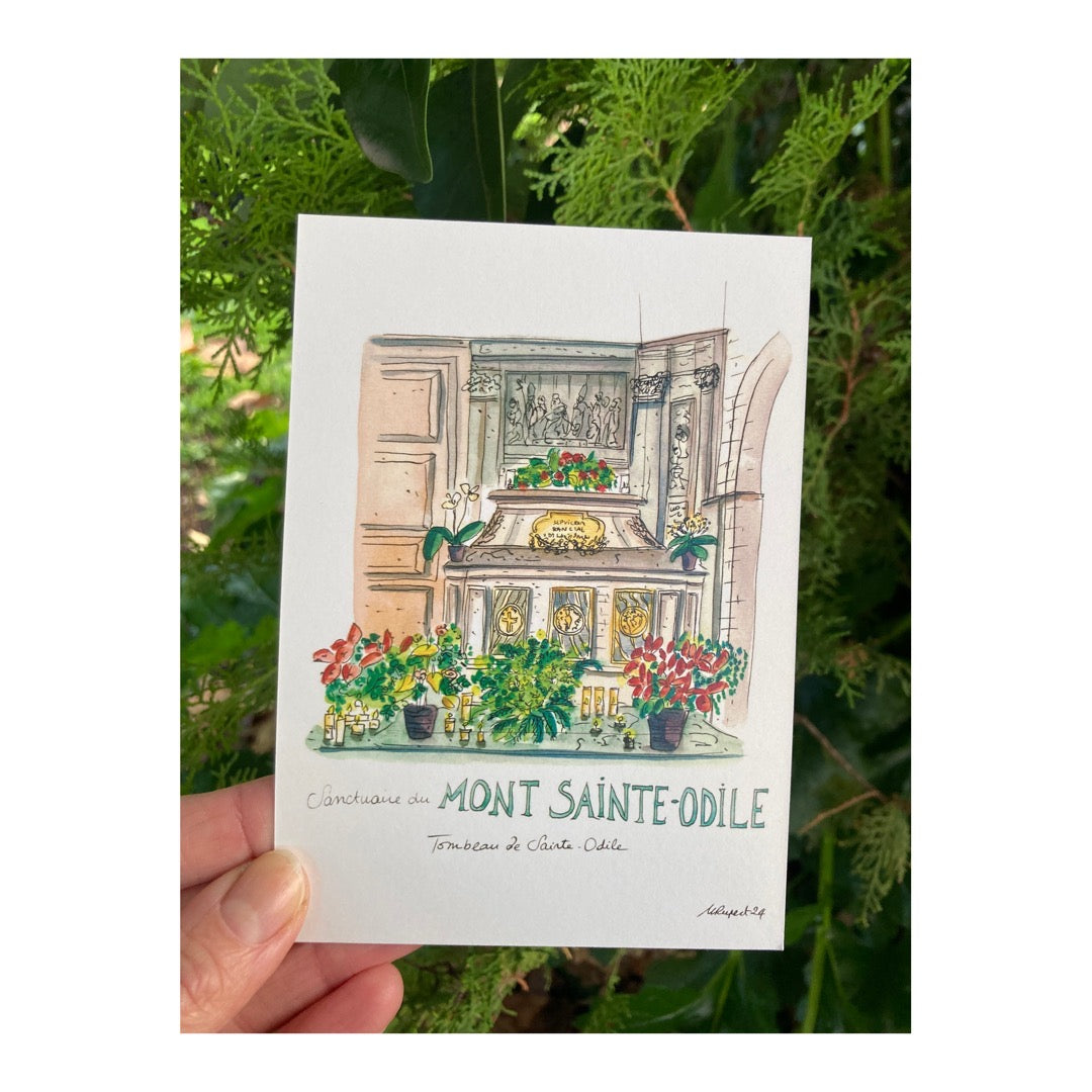 Pack of 10 Postcards of Sanctuary of Mount Sainte-Odile, Alsace