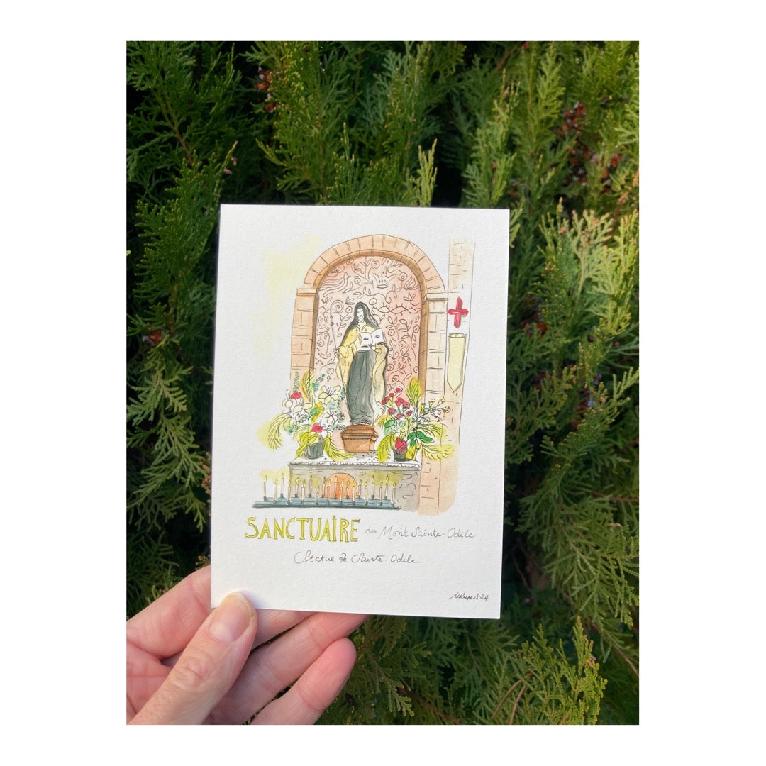 Pack of 10 Postcards of Sanctuary of Mount Sainte-Odile, Alsace