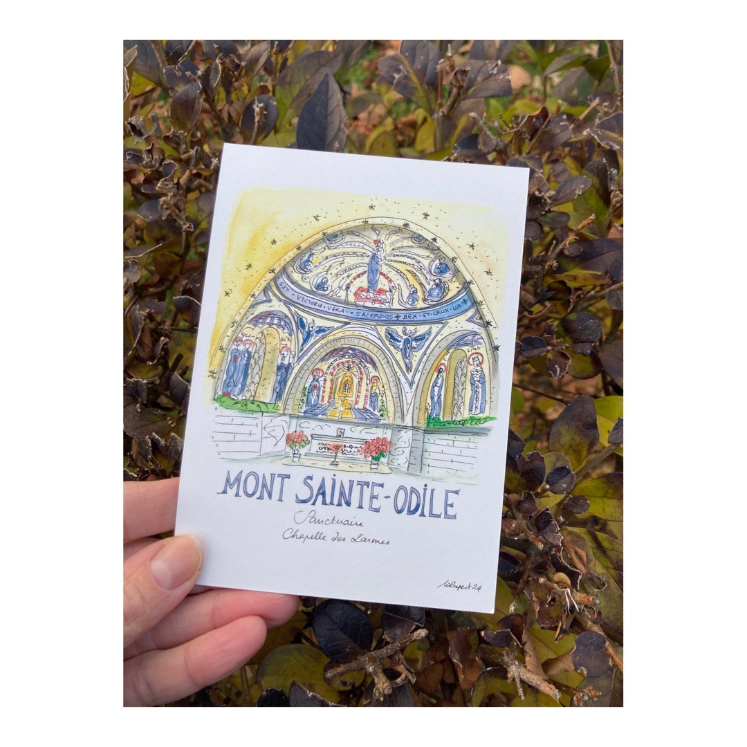 Pack of 10 Postcards of Sanctuary of Mount Sainte-Odile, Alsace