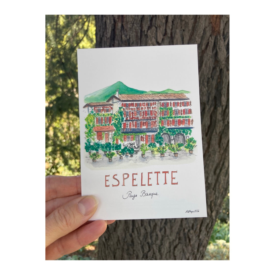 Pack of 10 Postcards of French Basque Country