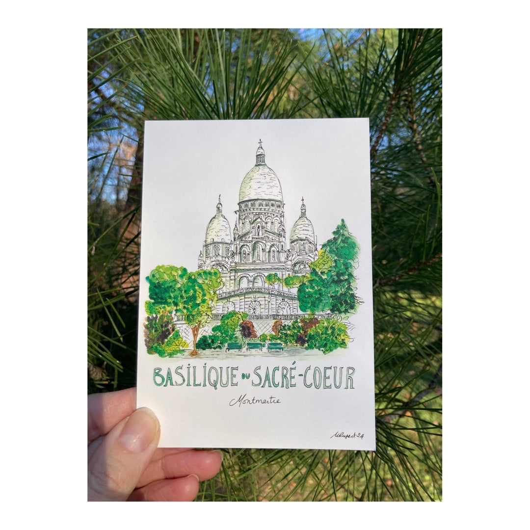 Pack of 10 Postcards of Basilique du Sacré-Coeur de Montmartre, Paris