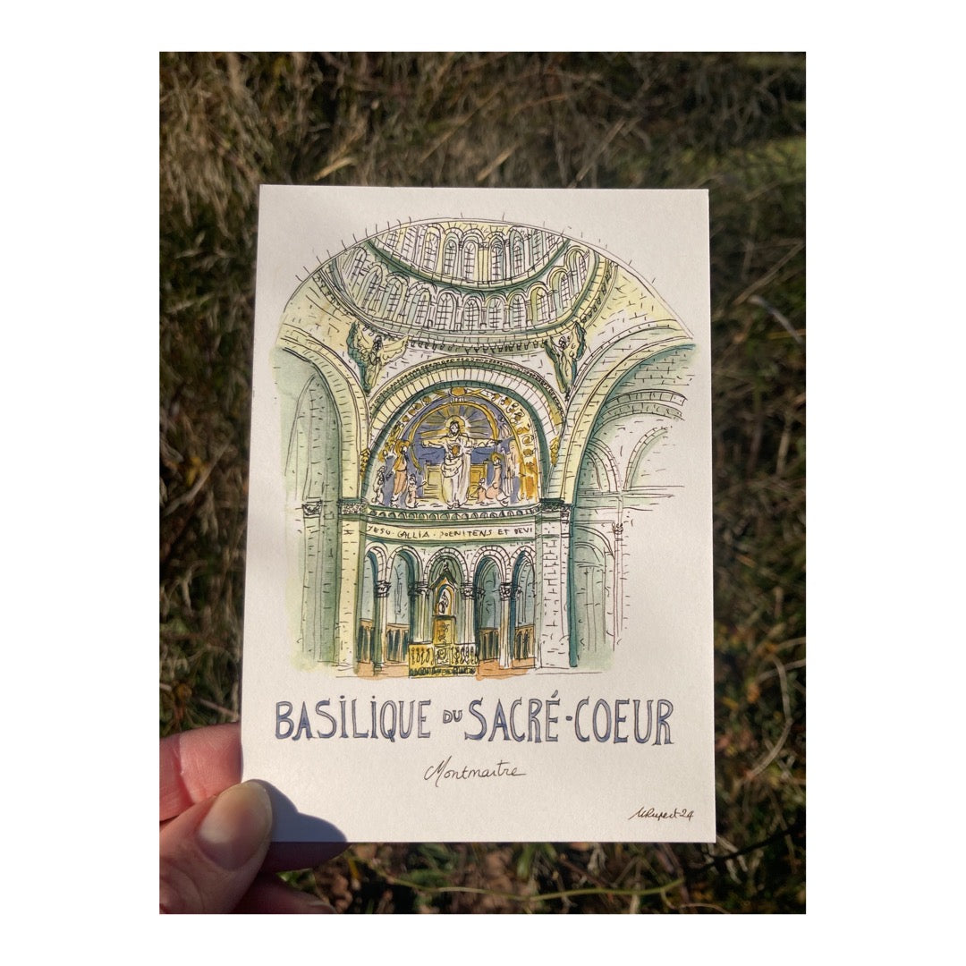 Pack of 10 Postcards of Basilique du Sacré-Coeur de Montmartre, Paris