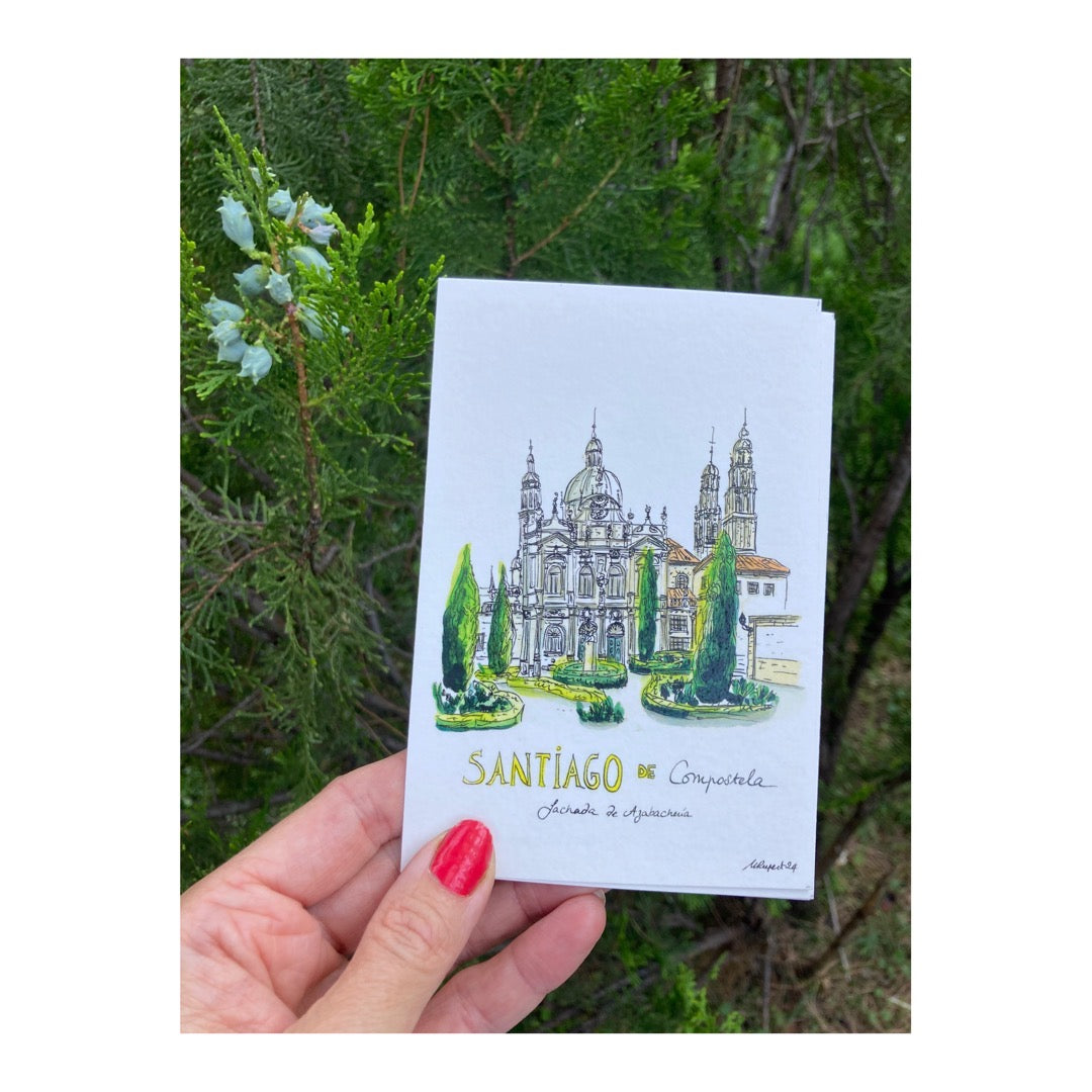 Pack of 10 Postcards of Santiago de Compostela