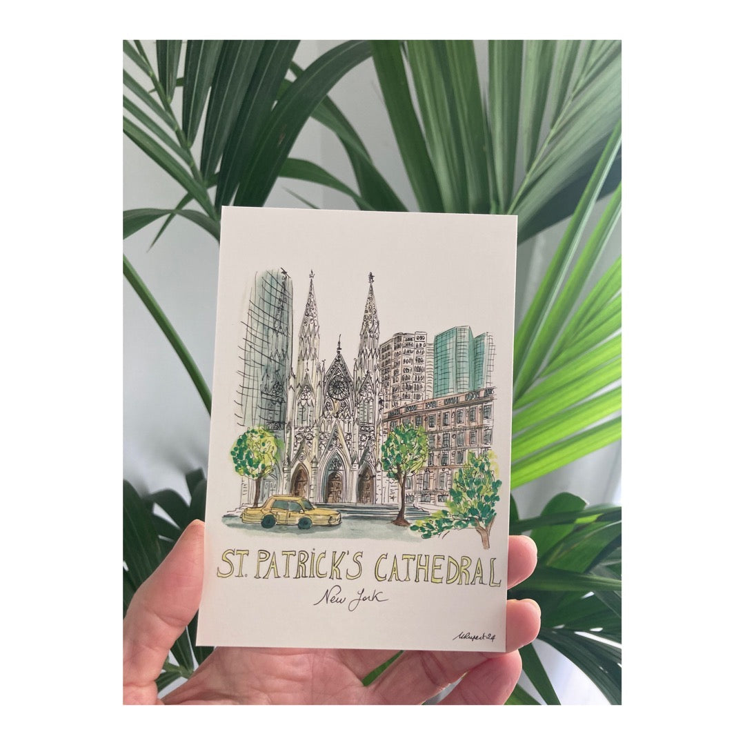 Pack of 10 Postcards of St Patrick's Cathedral  New York City