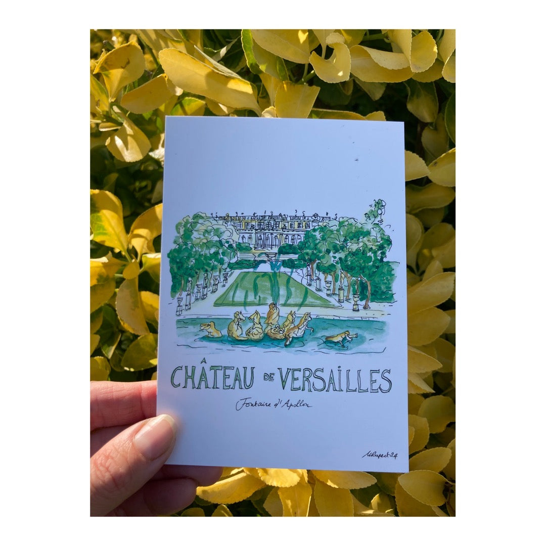 Pack of 10 Postcards of Château de Versailles