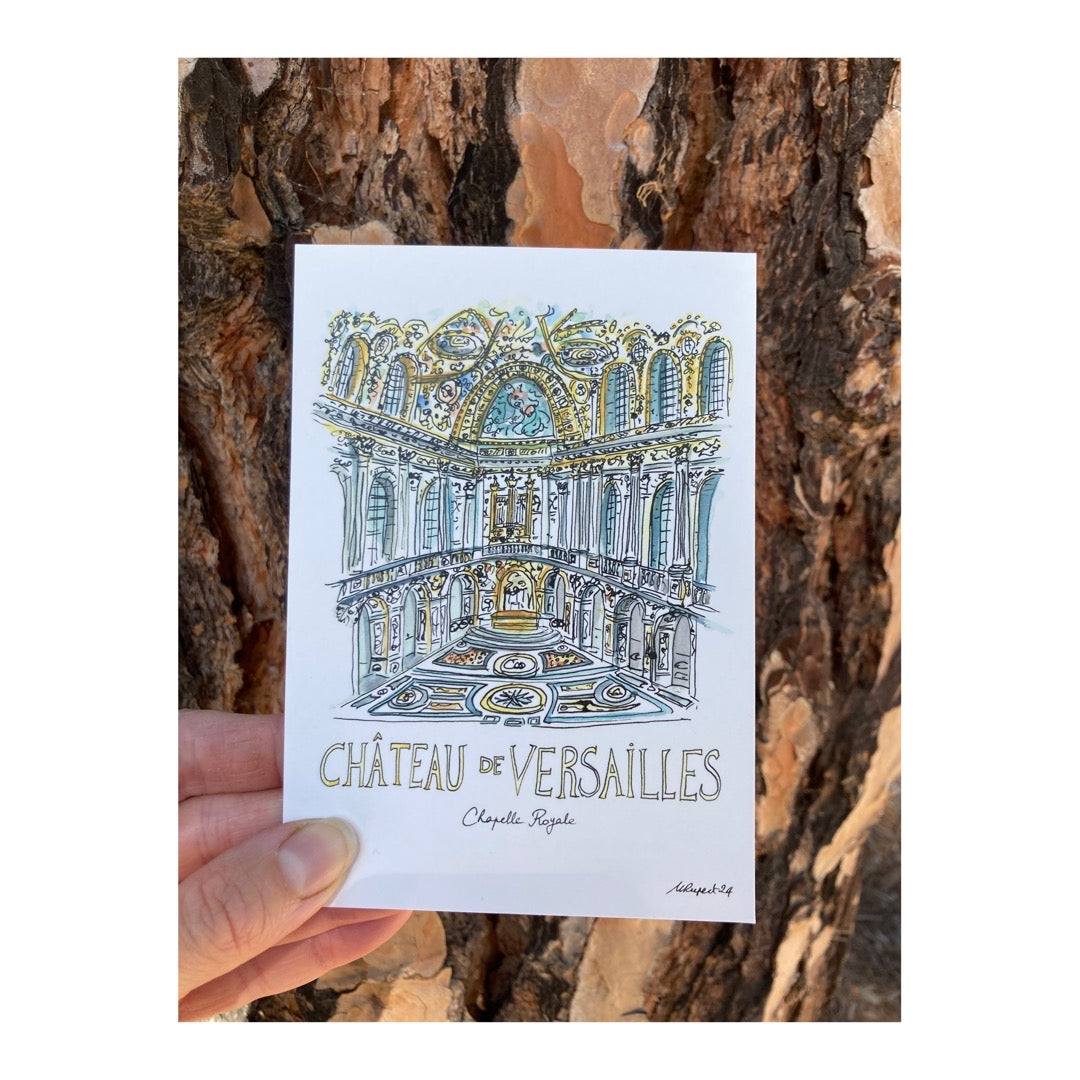 Pack of 10 Postcards of Château de Versailles