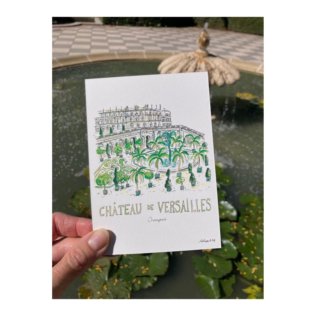 Pack of 10 Postcards of Château de Versailles