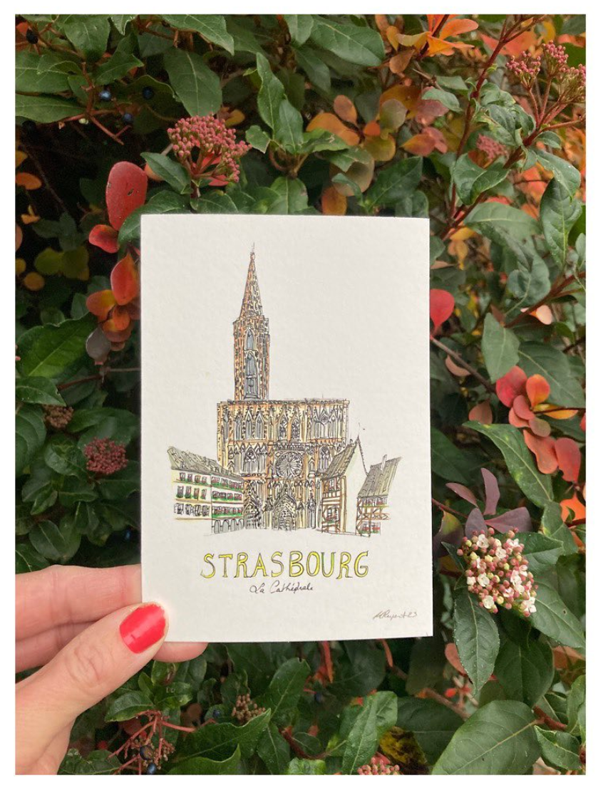 Pack of 10 Postcards of Strasburg