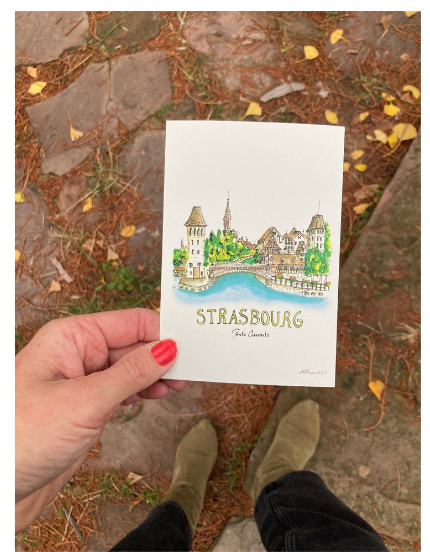 Pack of 10 Postcards of Strasburg