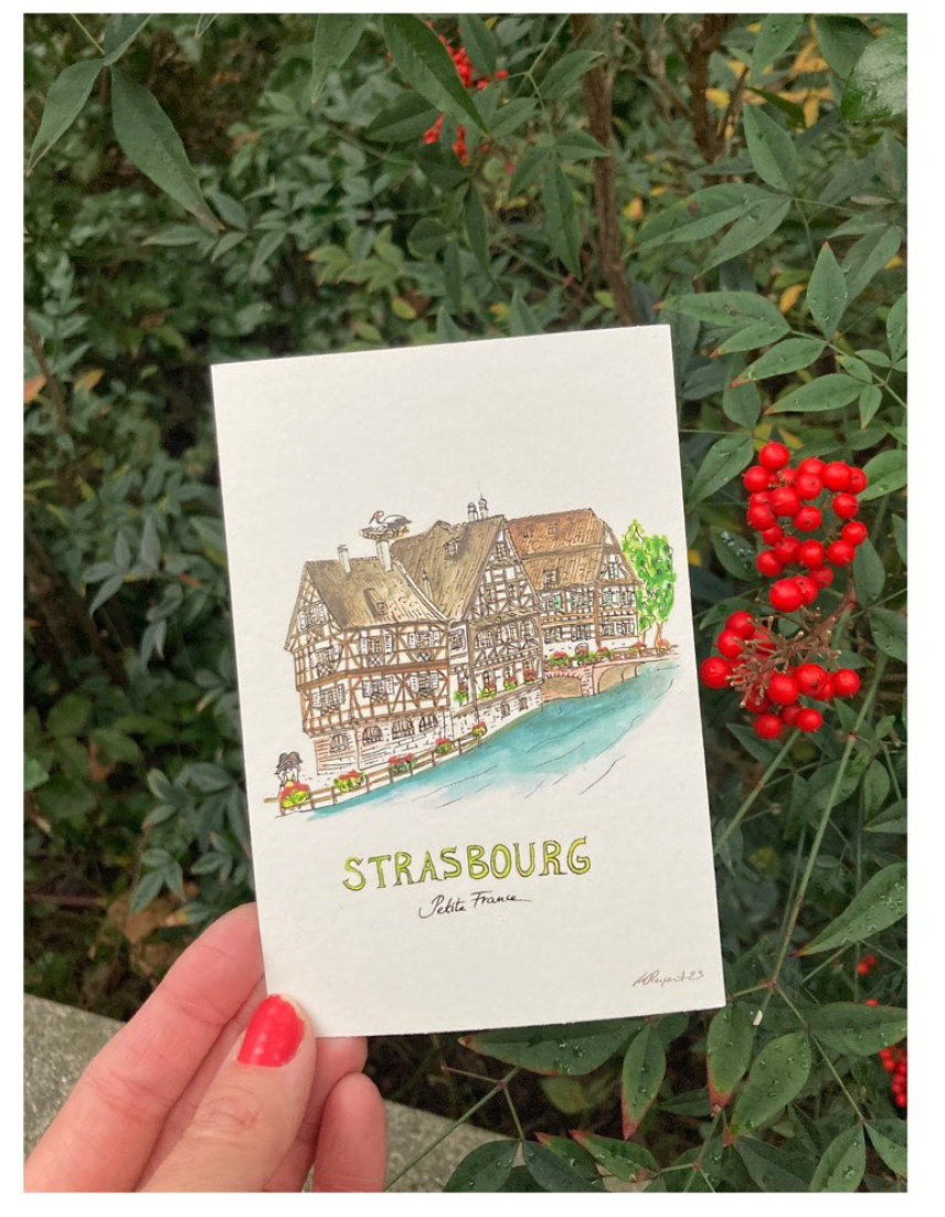 Pack of 10 Postcards of Strasburg