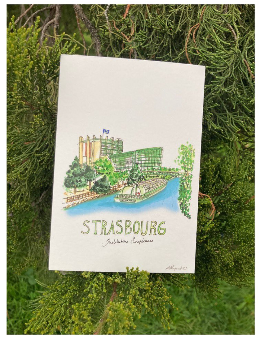 Pack of 10 Postcards of Strasburg