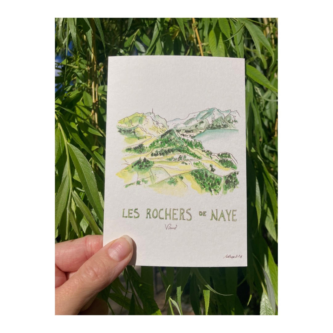 Pack of 10 Postcards of Swiss Mountains